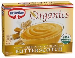Dr. Oetker Organics Pudding Mix, Butterscotch, 3.5-Ounce Boxes (Pack of 12)