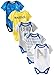 Nautica Baby-Boys Newborn 5 Pack 1983 Bodysuit, Assorted, 6-9 Months