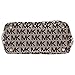 Michael Kors Jet Set Monogram Signature Logo Tote in Black