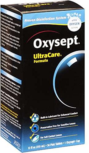 Oxysept UltraCare Formula Peroxide Disinfection System 12 oz (Pack of 2)