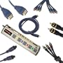 Cables To Go 40961 HDTV HDMI Power Kit with HDMI Cables, 10-outlet Power Center, Toslink, Component and Audio Cables