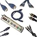 Cables To Go 40961 HDTV HDMI Power Kit with HDMI Cables, 10-outlet Power Center, Toslink, Component and Audio Cables