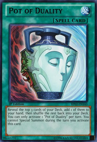 Yu-Gi-Oh! - Pot of Duality (BP02-EN160) - Battle Pack 2: War of the Giants - 1st Edition - Rare On Sale