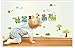 W&M Children Room Sitting Room Bedroom Decorative wall Decal Stickers Train/Animals