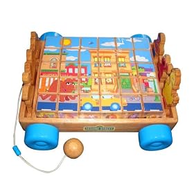 Sesame Street - Alpha Block Wagon by Manley