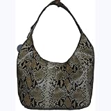 Black Snake Print Lady Purse
