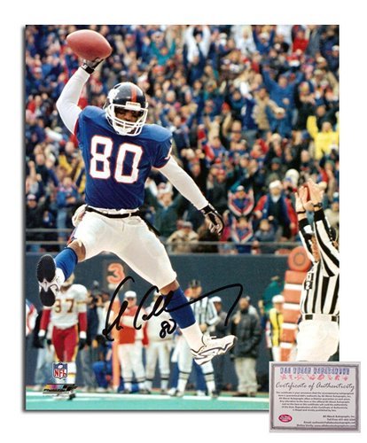 Buy Chris Calloway NFL New York Giants Hand Signed 8x10 Photograph Spiking Ball by All About Autographs