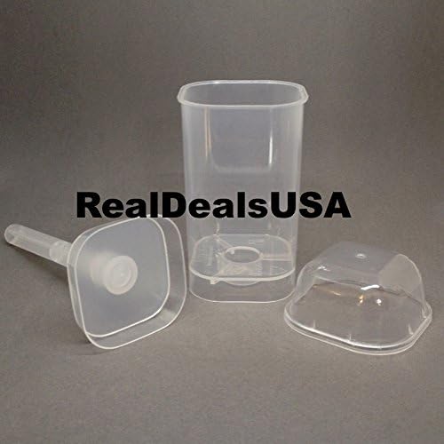 Square Plastic Push Up Pop Containers 100 Pcs - 1" Tall Lids Push Up Pops, Cake Push Pops & Push Pop Molds. These Push Pop Containers With Lids Are Perfect For All Kinds of Dessert, Appetizers, & As Ice Cream Cups.
