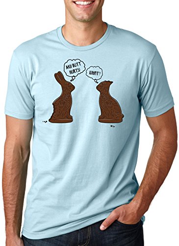 My Butt Hurts Chocolate Bunny T Shirt Funny Candy Tee