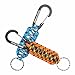 Dimples Excel Survival Paracord Keychains in the Color of Nature with Carabiners (2 Pack)