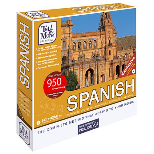 Childrens Toyshop  Software : TeLL me More Spanish Premium Version (4 levels from Complete Beginner to Advanced)
