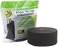 Duck Brand 1285244 Pipe Wrap Insulation for Hot or Cold Pipes, 3-Inch Wide x 1/11-Inch Thick x 25-Feet