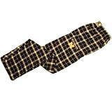 Michigan Wolverines Navy Blue Crossover Flannel Pajama Pants