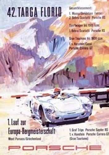 Eric Strenger - Targa Floria Porsche Spyder Giclee on acid free paper