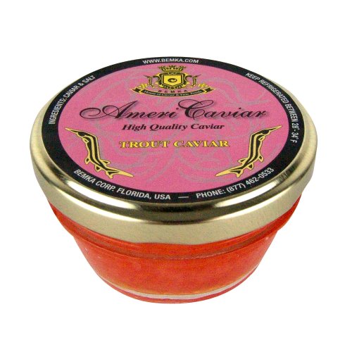 Bemka.com French Trout Wild Caviar, 2008, 1 ounce Jars by Bemka.com