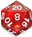 Critical Hit LED D20 Die