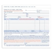Adams Bill of Lading Short Forms, 8.5 x 7.44 Inch, 4-Part, 50-Pack, White (9014)