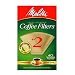 Melitta Cone Coffee Filters, Natural Brown, No. 2, 40-Count Filters (Pack of 12)