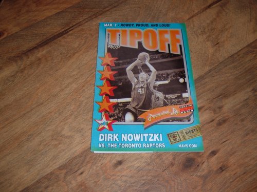 Dallas Mavericks vs. Toronto Raptors-Tipoff Program, March 7, 2005-Dirk Nowitzki cover.