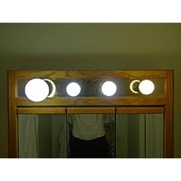 Ledwholesalers 7 Watt Dimmable LED Standard Screw Base 50 Watt Incandescent Replacement Light Bulb 7 Watt Globe, Bright White By 1012wh