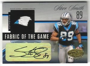 2006 Leaf Certified Materials Fabric of the Game Team Logo Autograph Steve Smith 3/5