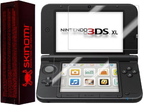 SkinomiClear TechSkin Screen Protector for Nintendo 3DS XL (2021, 1st Generation) TPU Anti-Bubble Clear HD Film