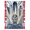 Metropolis, Art Deco Sci-Fi Movie Poster, 1920s (30x40cm Art Print)