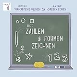 Image de Erste Zahlen & Formen zeichnen. Vicky Bo's vorbereitende Übungen zum Schreiben lernen. 4-6 Jahre