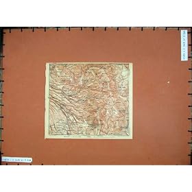 Carte Couleur 1893 Italie Palestrina Zagarolo Capranica