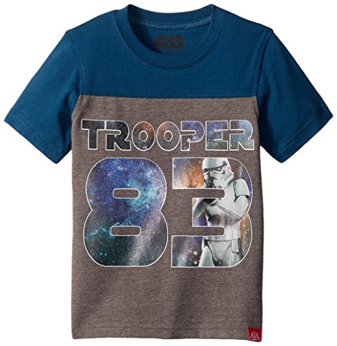 Star Wars Boys' T-Shirt, Warm Turquoise, X-Small/4
