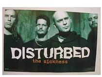 Disturbed Promo Poster Band Shot The Sickness