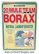 Dial Corporation 00368 "20 Mule Team Borax" Natural Laundry Booster & Multi-Purpose Household Cleaner 76 Oz.