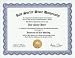 Kite Surfer Kite Surfing Kite Surf Degree: Custom Gag Diploma Doctorate Certificate (Funny Customized Joke Gift - Novelty Item)