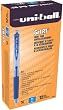 uni-ball Gel RT Micro Point Retractable Pens, 12 Blue Ink Pens(69035)