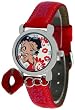 Betty Boop Women's Watch with "KISS" Charm #BB-W357B