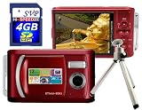 SVP Xthinn-8061 12MP Max, a 2.8 LCD Monitor with a rechargeable battery (Free-4GB SDHC Card, a Sturdy Tripod)