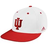 adidas Indiana Hoosiers Crimson-White On-Field Performance Fitted Hat (7 3/4)