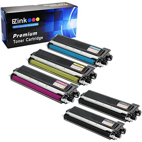 E-Z Ink (TM) Compatible Toner Cartridge Replacement For Brother TN210 5 Pack (2 Black, 1 Cyan, 1 Magenta, 1 Yellow)