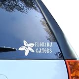 Florida Gators White Flower Decal