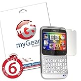 myGear Products CLEAR LifeGuard Screen Protectors for HTC ChaCha (6 Pack)