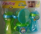 Nuby No Spill 2 Super Spout Cups and 2 Snack Keepers