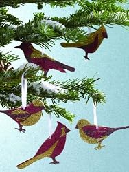 Martha Stewart Crafts Glittered Bird Ornament Kit