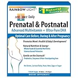 Rainbow Light, Prenatal and Posnatal, Prenatal One Mulitvitamin and Prenatal DHA, 30 Tablets and 30 Softgels