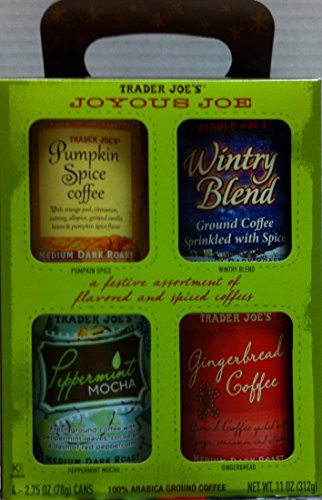 Trader Joe’s Joyous Joe Ground Coffee Sampler – A Festive Assortment of Flavored and Spiced Coffees