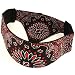 Chop Top Bandana Head Doo Wrapscarf Biker Rocker Black with Red