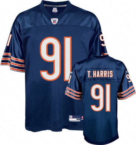 Youth Chicago Bears #91 Tommie Harris Team Replica Jersey - S 8