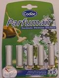 5 batonnets de parfum aspirateur fleur blanche jasmin