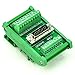 Electronics-Salon DIN Rail Mount D-SUB DB26HD Male Interface Module, Breakout Board, DSUB DB26.