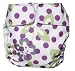 CuteyBaby Modern Cloth Diaper (Purple Lime Floral) image 1