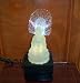 Crystalline Style Colorfully Illuminated Holy Oriental Lady Figurine -- with Protective Casing -- 15